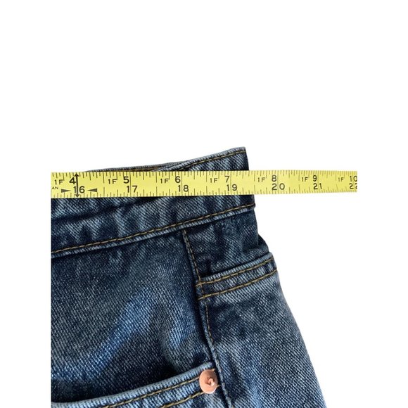 Vintage Pretty Little Thing Women's 16 Mom Jeans High Rise Blue Straight Leg - Picture 4 of 7